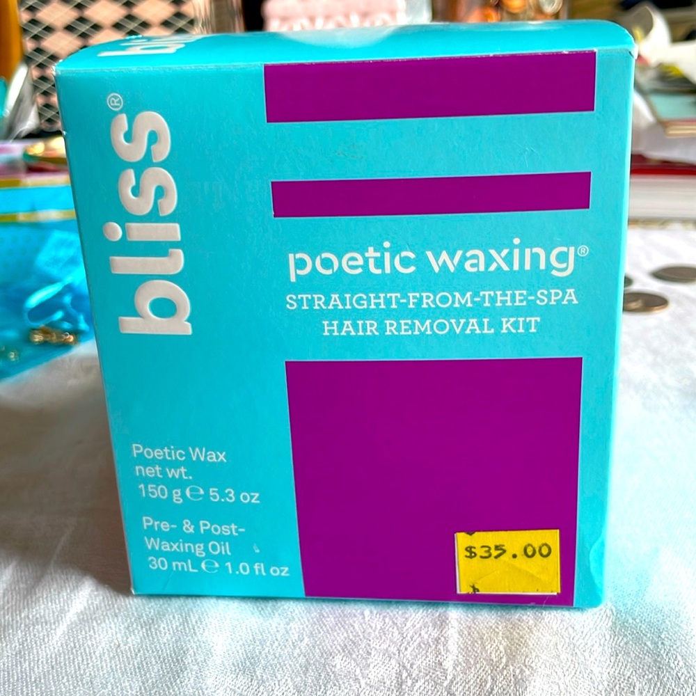 Bliss poetic waxing nwt